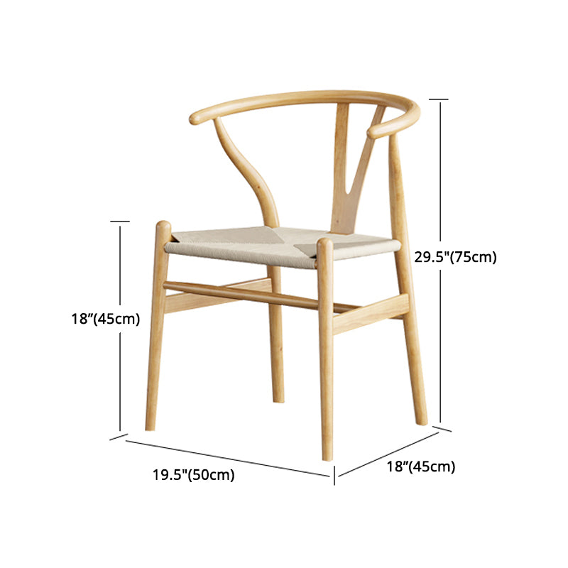 Modern Ash Wood Dinette Set 1/2/4/5 Pieces Rectangle Beige Dining Table Set