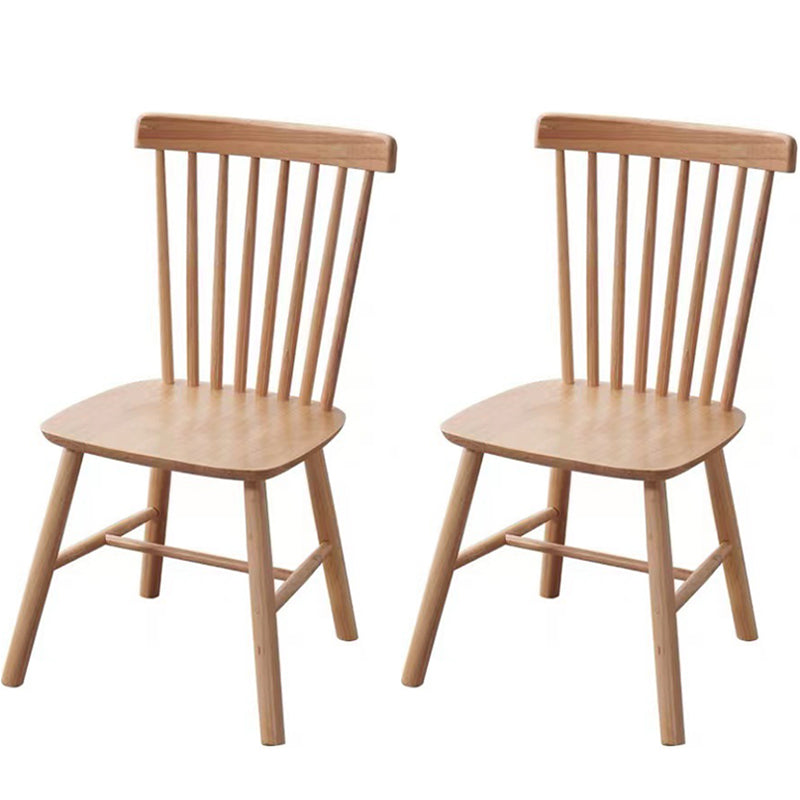 Modern Rubber Wood Dinette Set 1/2/4/5/7 Pieces Round Beige Dining Table Set