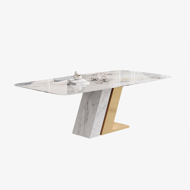 1/2/5/7 Pieces Dining Table Set with Sintered Stone Top Dining Table Furniture