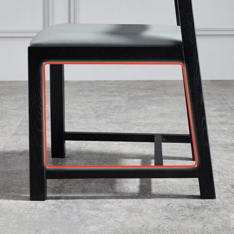 Contemporary Dining Room Dining Chairs Armless Solid Wood Kitchen Chairs