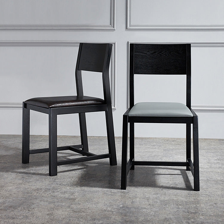 Contemporary Dining Room Dining Chairs Armless Solid Wood Kitchen Chairs
