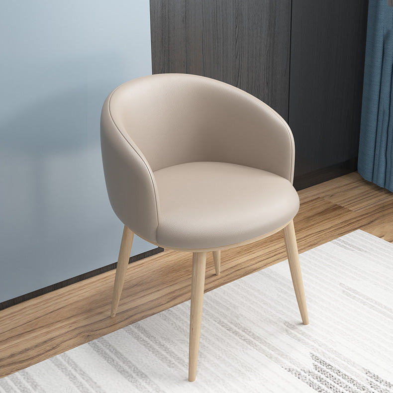 Glam 16.5" Wide Arm Chair Parsons Dining Chair for Dining Room