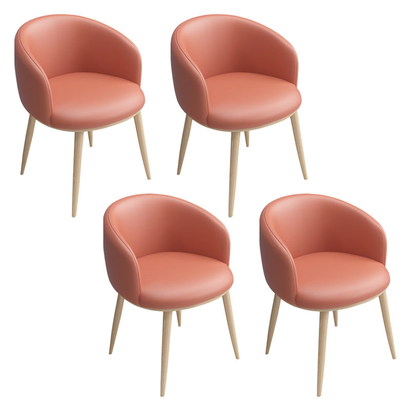 Glam 16.5" Wide Arm Chair Parsons Dining Chair for Dining Room