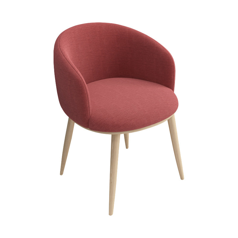 Glam 16.5" Wide Arm Chair Parsons Dining Chair for Dining Room