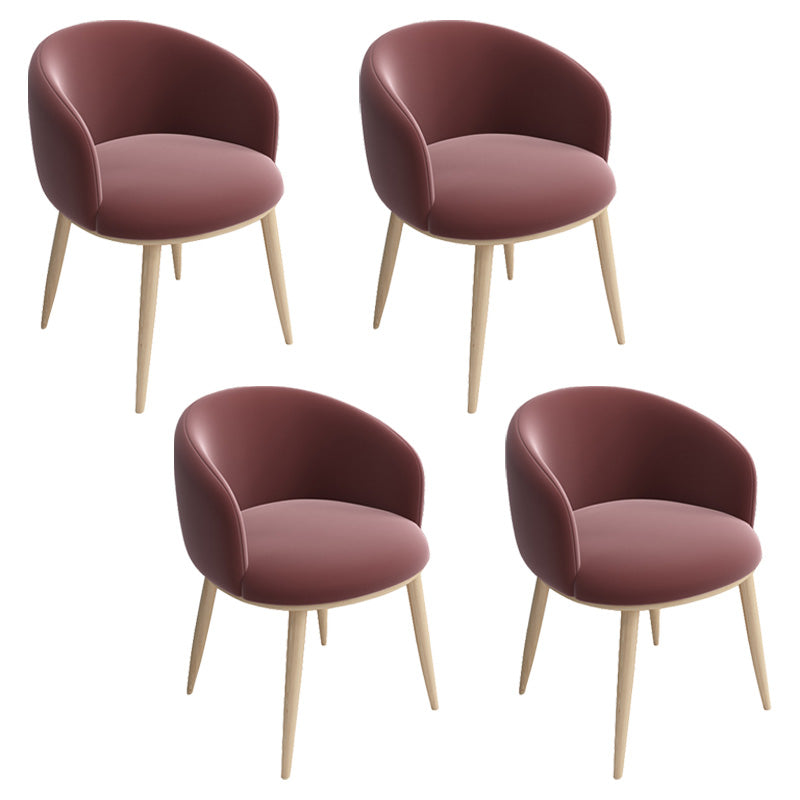 Glam 16.5" Wide Arm Chair Parsons Dining Chair for Dining Room