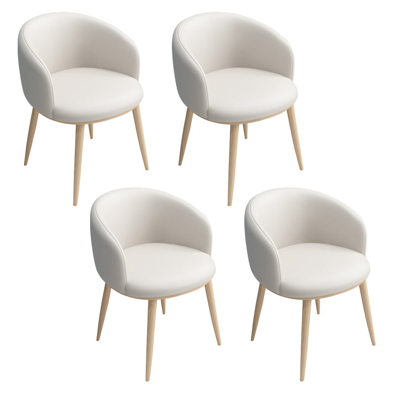 Glam 16.5" Wide Arm Chair Parsons Dining Chair for Dining Room