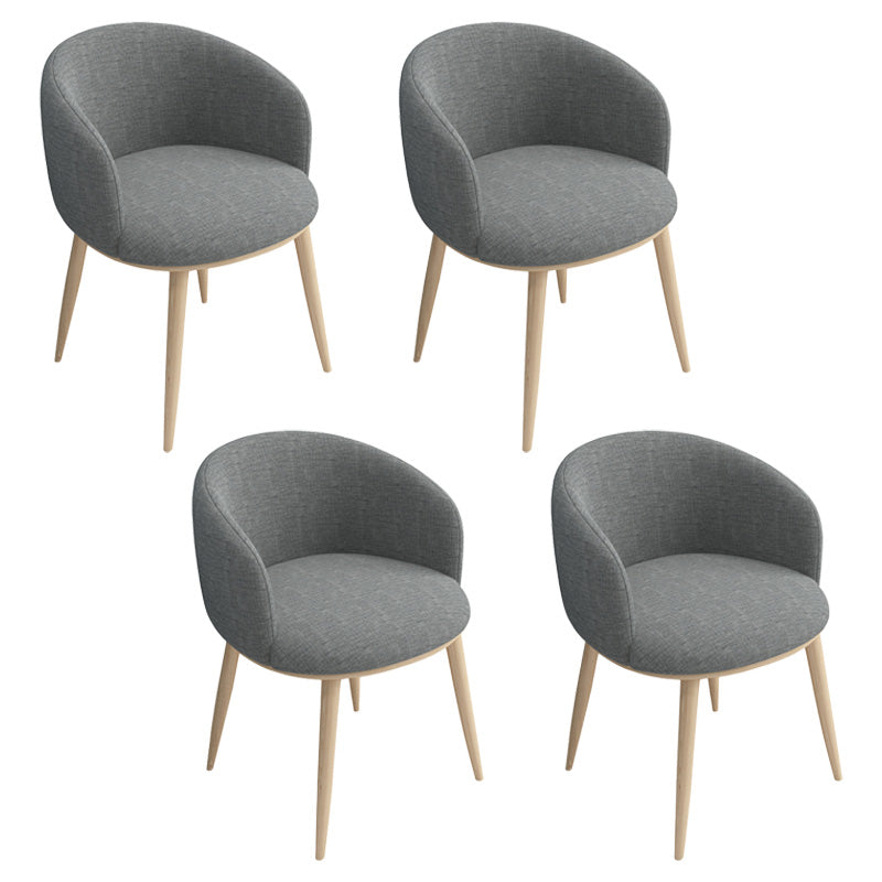 Glam 16.5" Wide Arm Chair Parsons Dining Chair for Dining Room