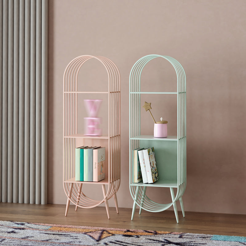 52"H Scandinavian 3-shelf Bookshelf Etagere Shelf Bookcase for Study Room