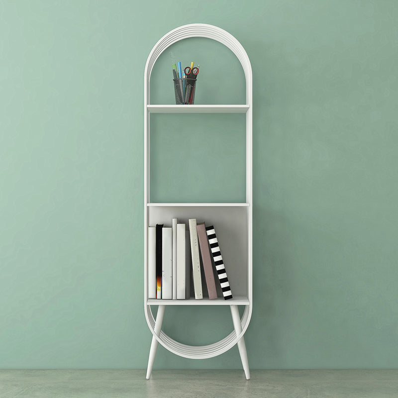 52"H Scandinavian 3-shelf Bookshelf Etagere Shelf Bookcase for Study Room