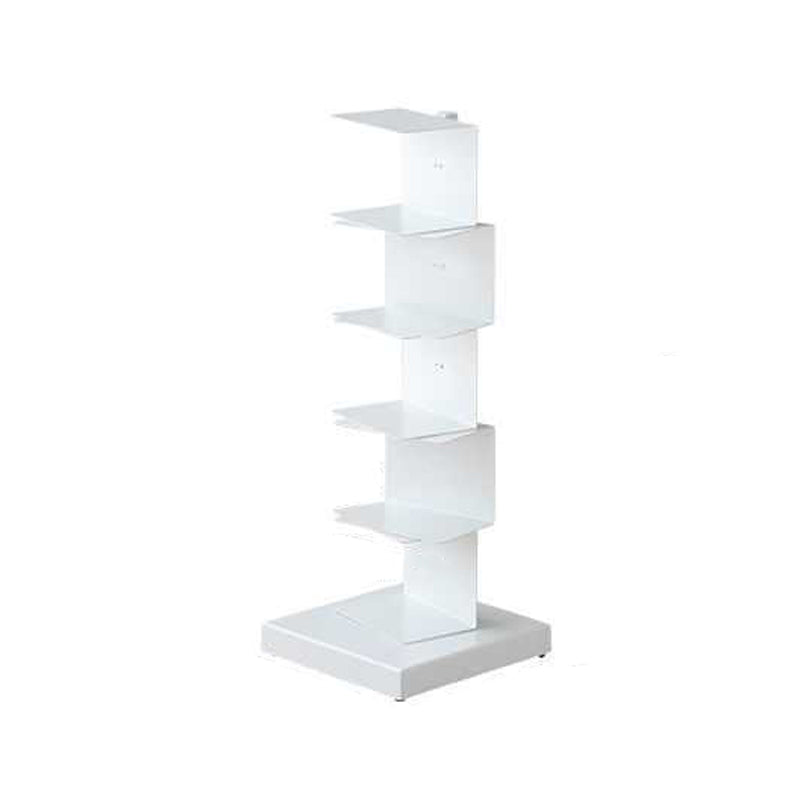 Scandinavian Vertical Corner Bookshelf Stainless Steel Material Bookshelf for Office