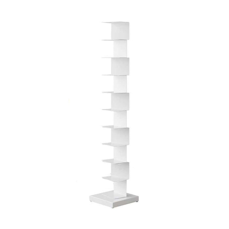 Scandinavian Vertical Corner Bookshelf Stainless Steel Material Bookshelf for Office