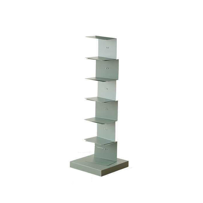 Scandinavian Vertical Corner Bookshelf Stainless Steel Material Bookshelf for Office