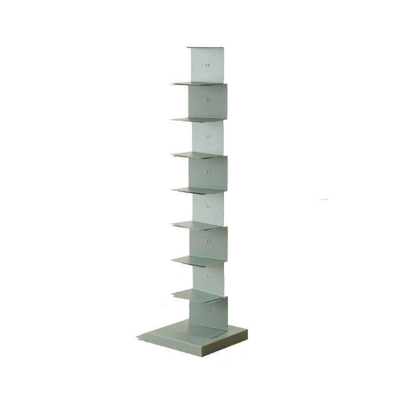 Scandinavian Vertical Corner Bookshelf Stainless Steel Material Bookshelf for Office