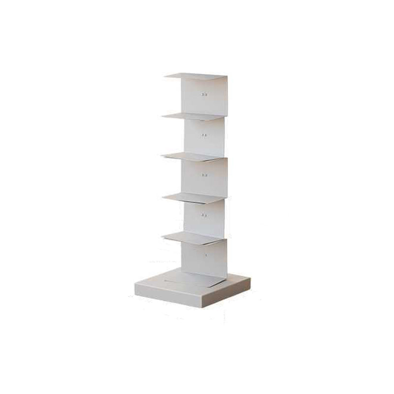 Scandinavian Vertical Corner Bookshelf Stainless Steel Material Bookshelf for Office