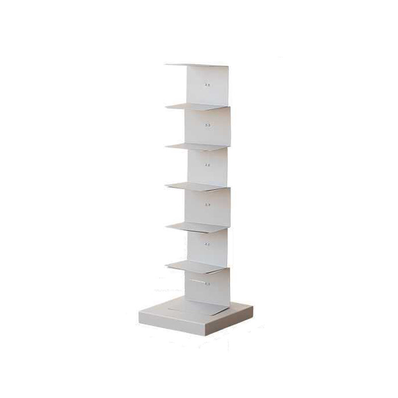 Scandinavian Vertical Corner Bookshelf Stainless Steel Material Bookshelf for Office