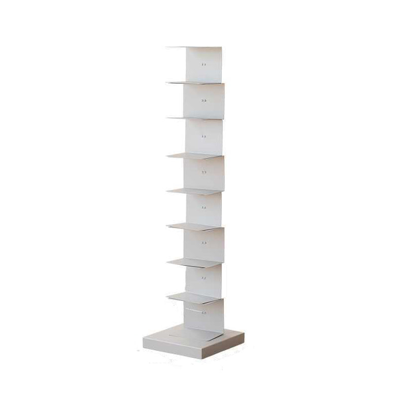 Scandinavian Vertical Corner Bookshelf Stainless Steel Material Bookshelf for Office