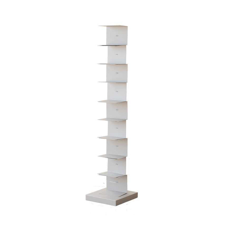 Scandinavian Vertical Corner Bookshelf Stainless Steel Material Bookshelf for Office