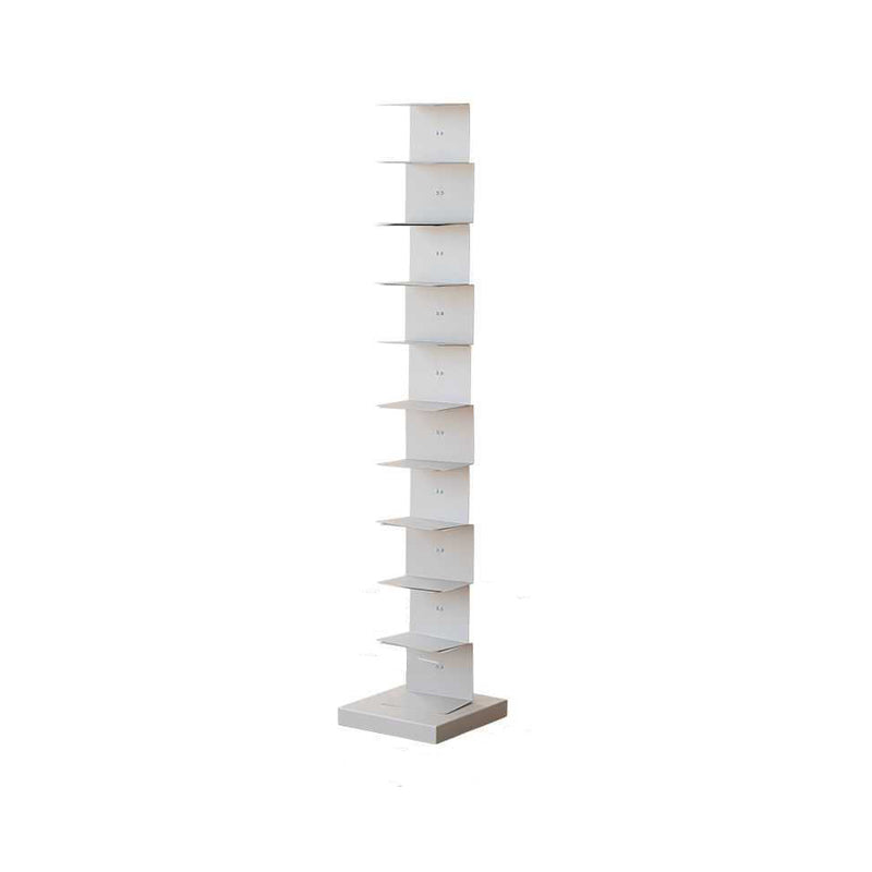 Scandinavian Vertical Corner Bookshelf Stainless Steel Material Bookshelf for Office