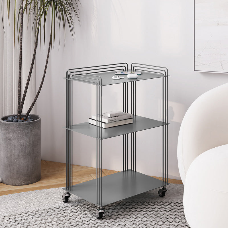 Scandinavian Geometric Bookcase Metal Shelves Included Bookshelf,26" H x 11.8" W
