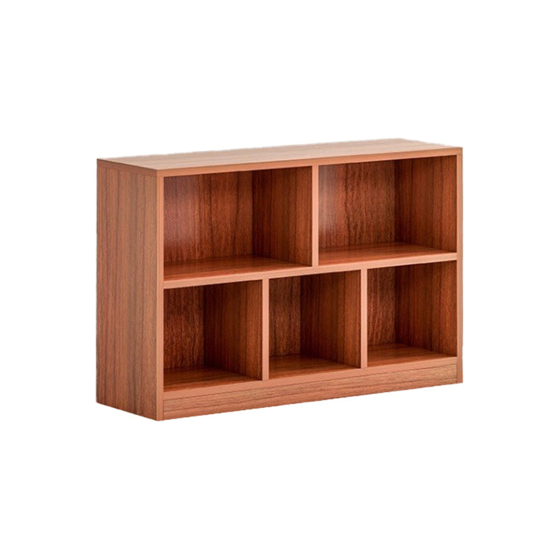 White and Brown Standard Bookshelf Scandinavian Manufactured Wood Bookshelf