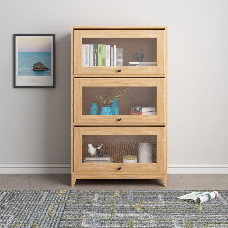 Manufactured Wood Standard Bookcase Scandinavian Bookcase with Door