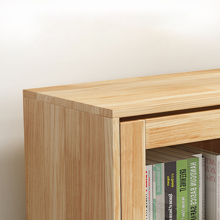 Manufactured Wood Standard Bookcase Scandinavian Bookcase with Door