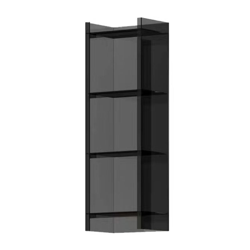 Scandinavian Style Shelf Bookcase Acrylic Closed Back Bookshelf for Home Office