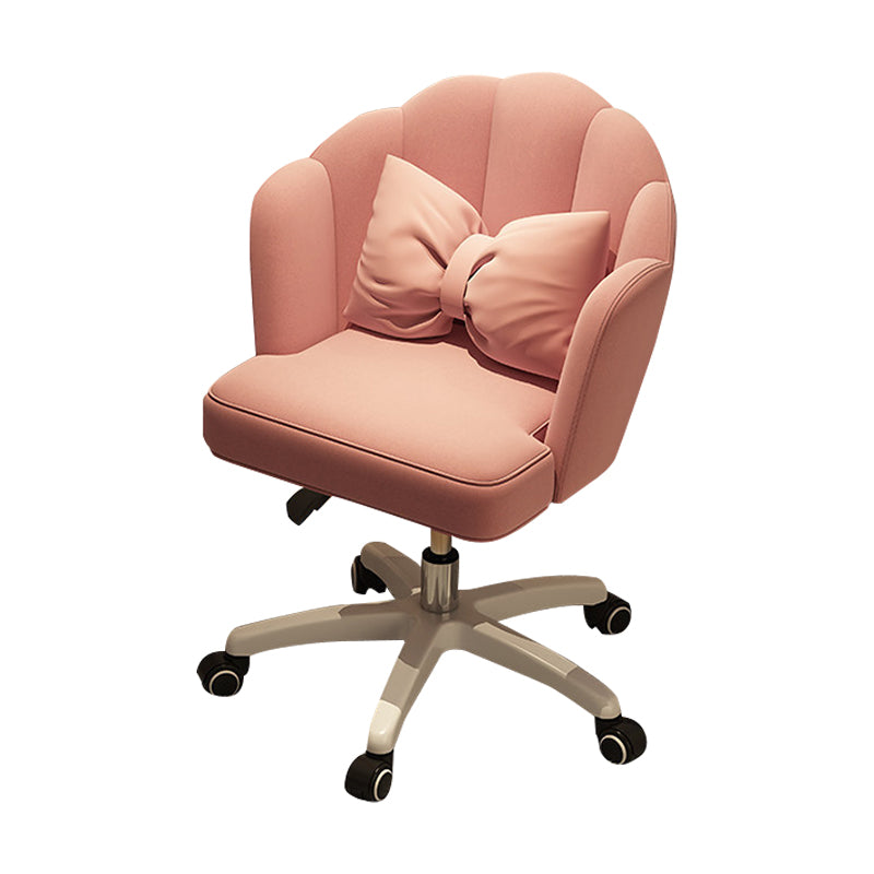 Upholstered Computer Desk Chair with Padded Arms Modern Velvet Parsons Office Chair