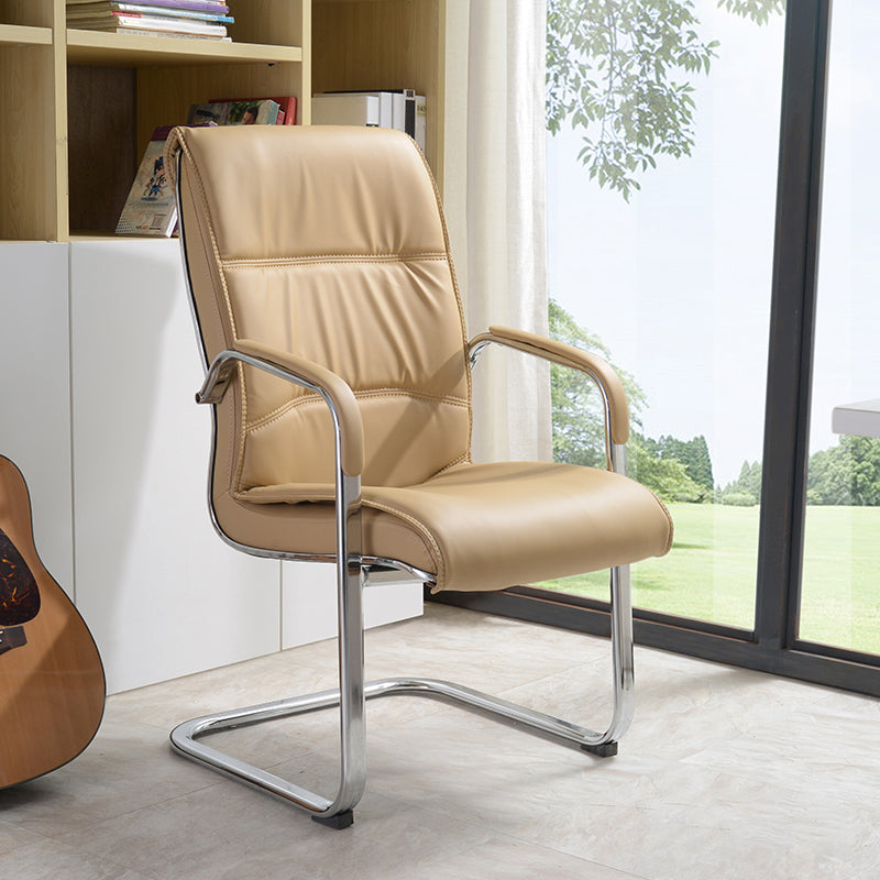 Modern Executive Computer Chair with Wheels Swivel Office Chair with Padded Arms