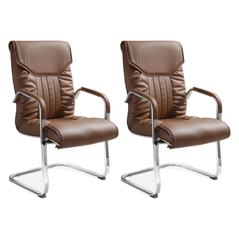 Modern Executive Computer Chair with Wheels Swivel Office Chair with Padded Arms