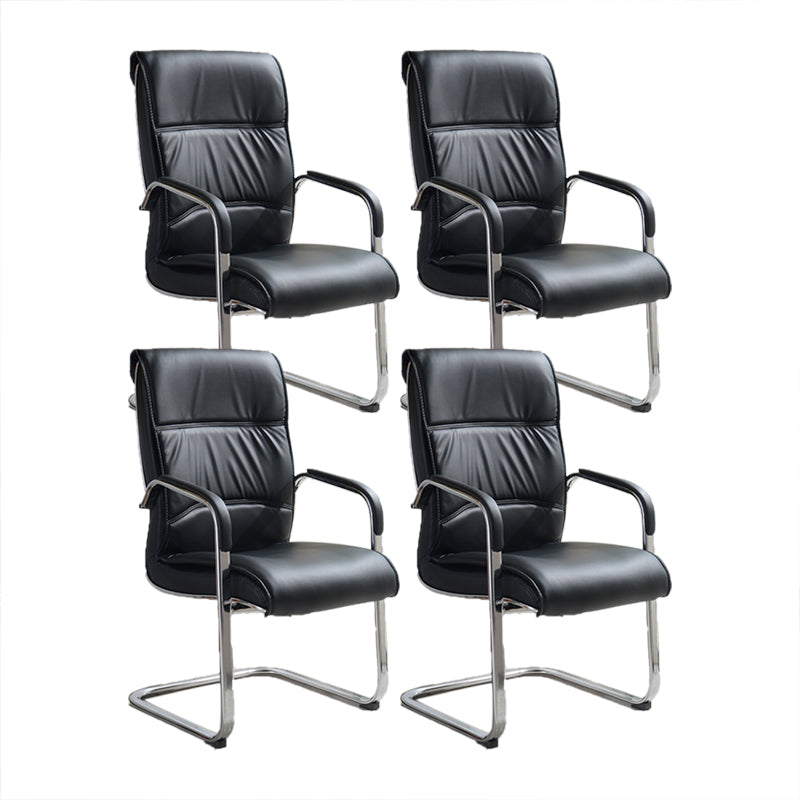Modern Executive Computer Chair with Wheels Swivel Office Chair with Padded Arms