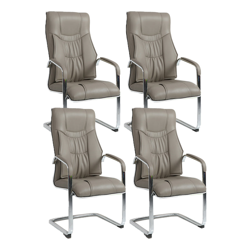 Modern Executive Computer Chair with Wheels Swivel Office Chair with Padded Arms