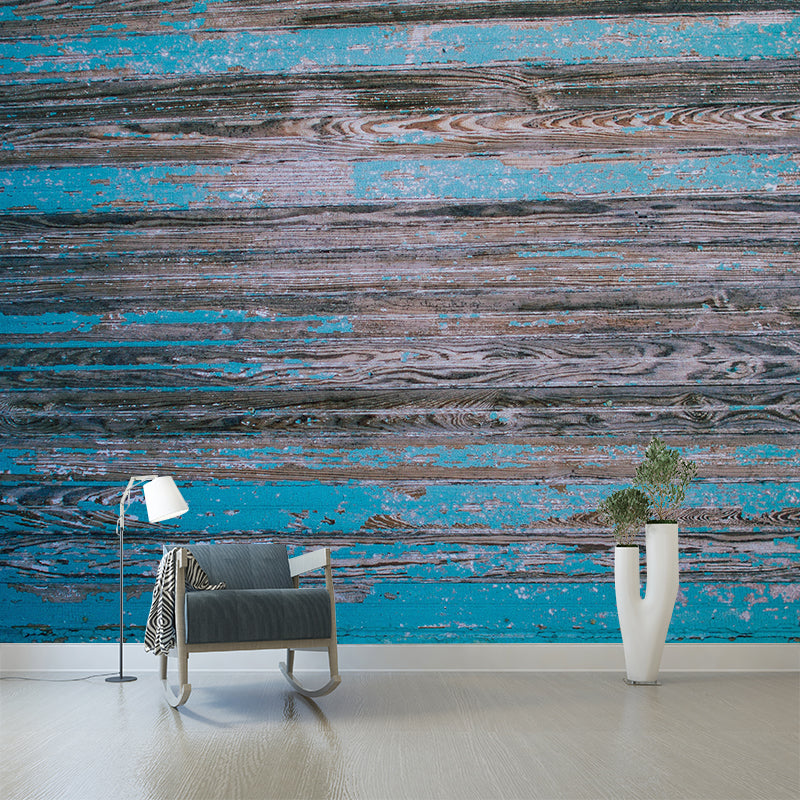 Wooden Modern Stain Resistant Wallpaper Living Room Wall Mural