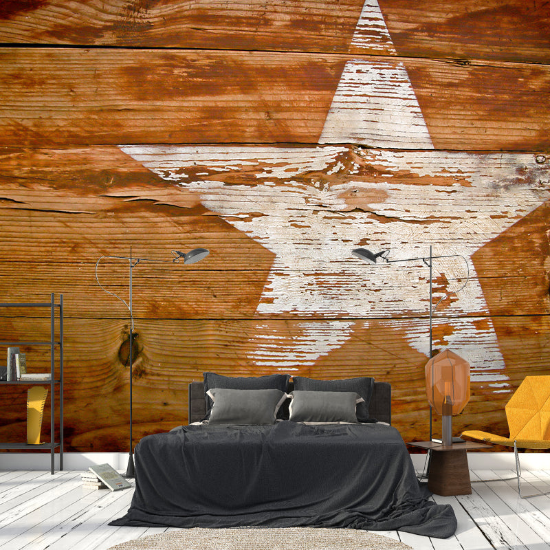 Wood Texture Environment Friendly Wallpaper Living Room Wallpaper