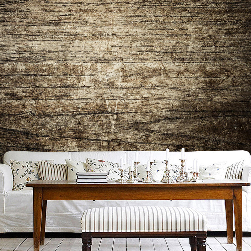 Wood Texture Environment Friendly Wallpaper Living Room Wallpaper