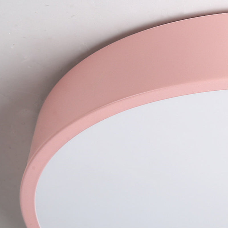 Modern Style Circle Shape Ceiling Light Metal 1 Light Ceiling Lighting for Restaurant