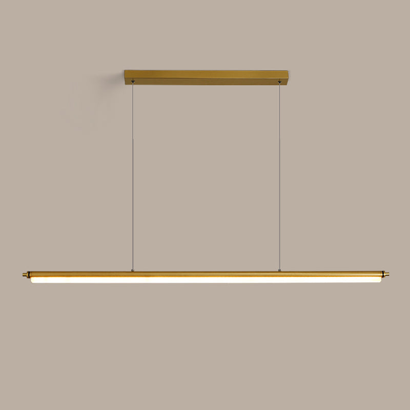 Contemporary Linear Island Light Metal 1 Light Island Lighting Fixtures