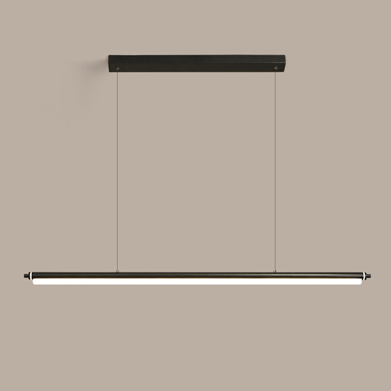 Contemporary Linear Island Light Metal 1 Light Island Lighting Fixtures