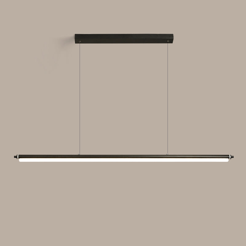 Contemporary Linear Island Light Metal 1 Light Island Lighting Fixtures