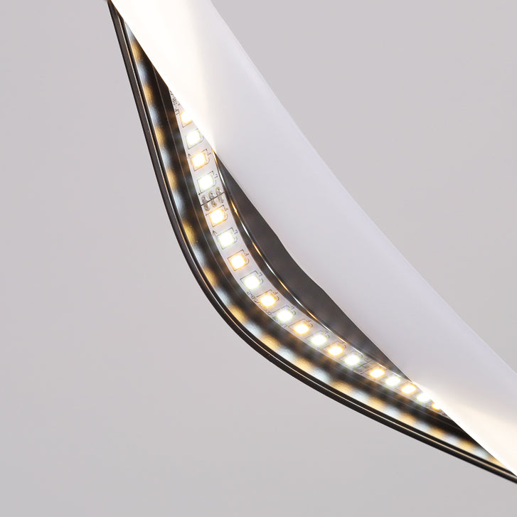 Modern Style Linear Island Lighting Metal 1- Light Pendant Light Fixture