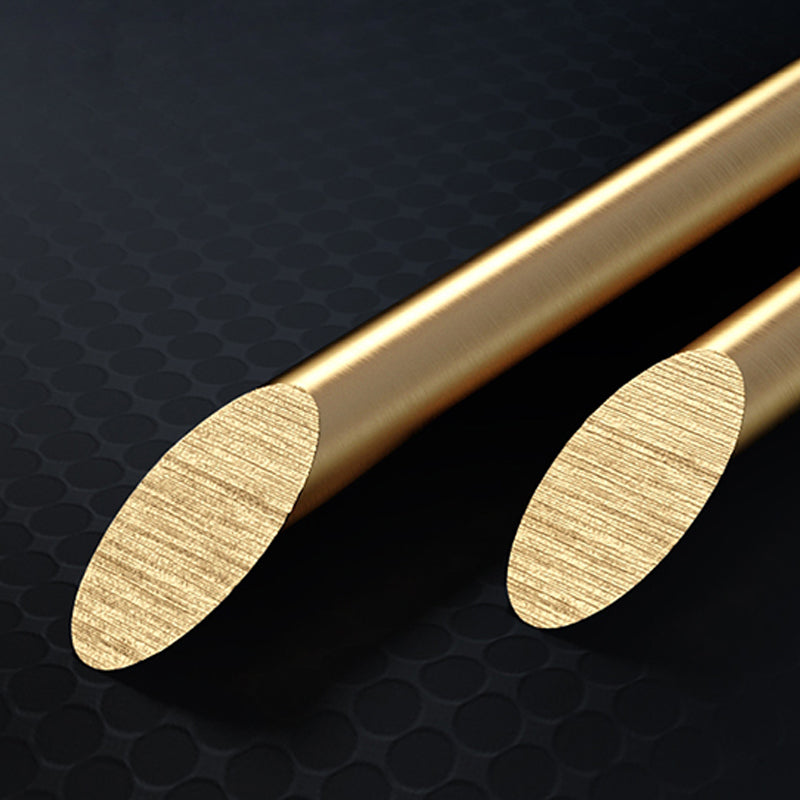 Nordic Style Wall Light Minimalist Straight LED Wall Sconce with Brass for Bedroom