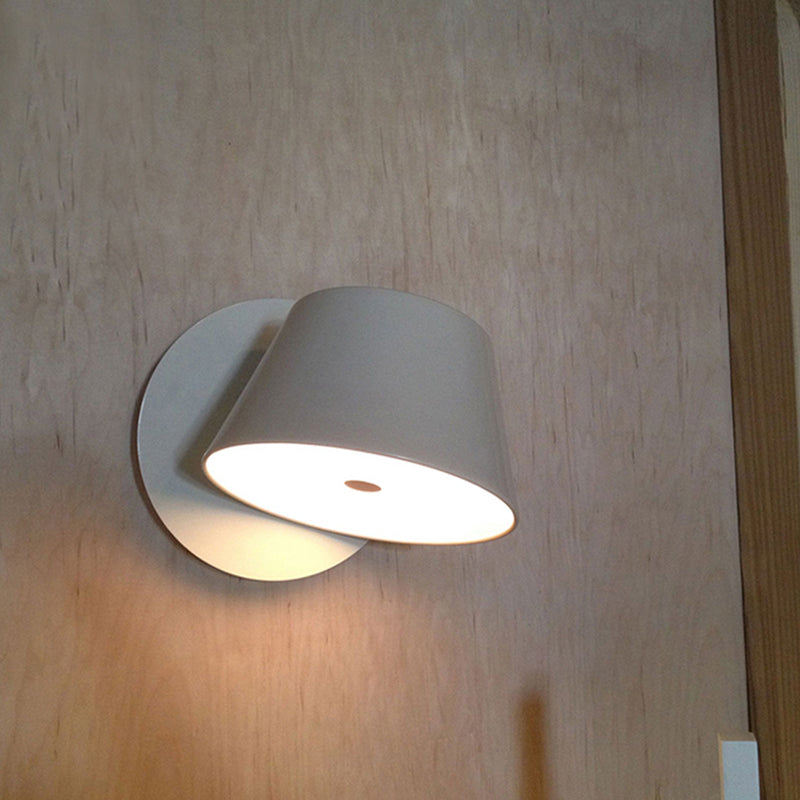 Nordic Style Metal Wall Light Colorful Rotatable Reading Wall Sconce for Bedroom