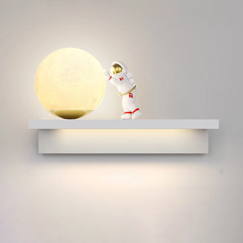 Modern Style Astronaut Wall Light Simple Wall Lamp for Children's Room