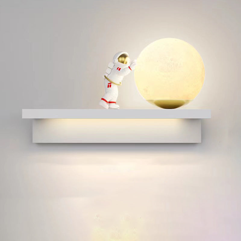 Modern Style Astronaut Wall Light Simple Wall Lamp for Children's Room