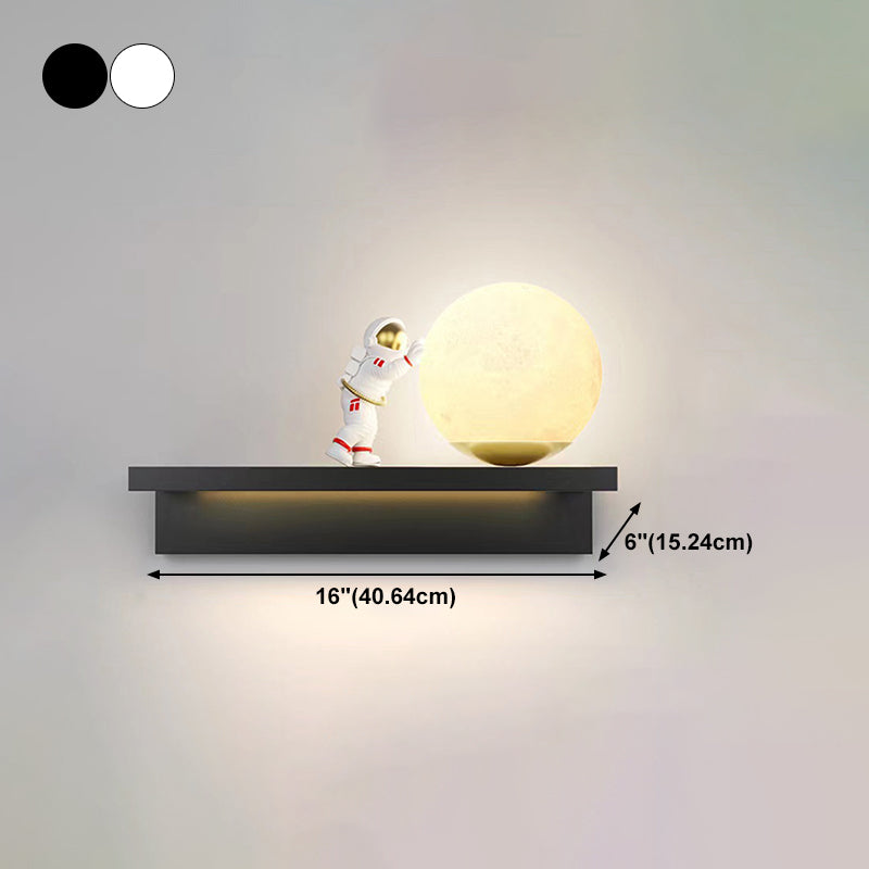 Modern Style Astronaut Wall Light Simple Wall Lamp for Children's Room