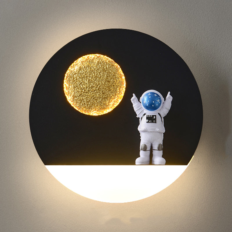 Metal Geometric Wall Lighting Kid 1-Light Wall Mount Light Fixture (Decoration Included)