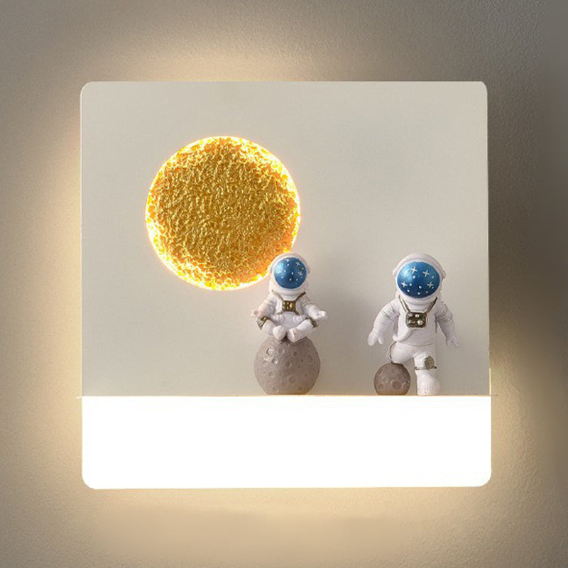 Creative Astronauts Wall Light Modern LED Wall Light Fixture for Bedroom