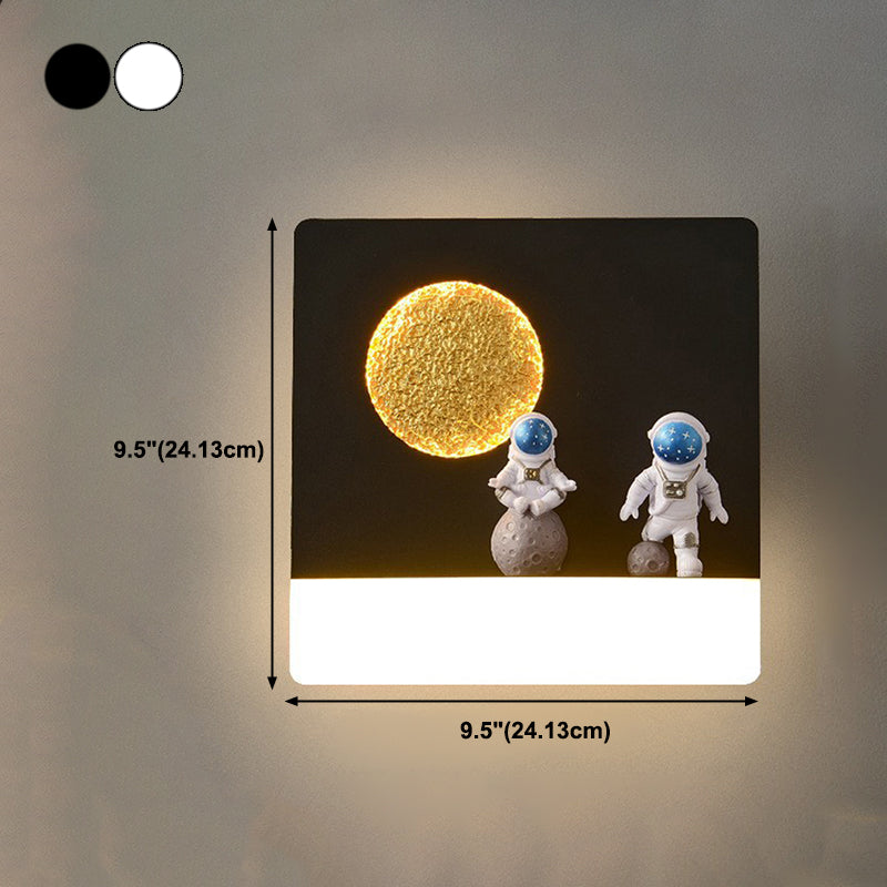 Creative Astronauts Wall Light Modern LED Wall Light Fixture for Bedroom