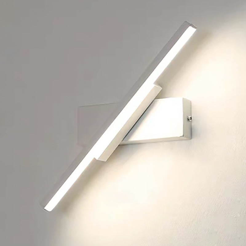 Nordic Aluminum Wall Light Linear Rotatable LED Wall Sconce for Living Room