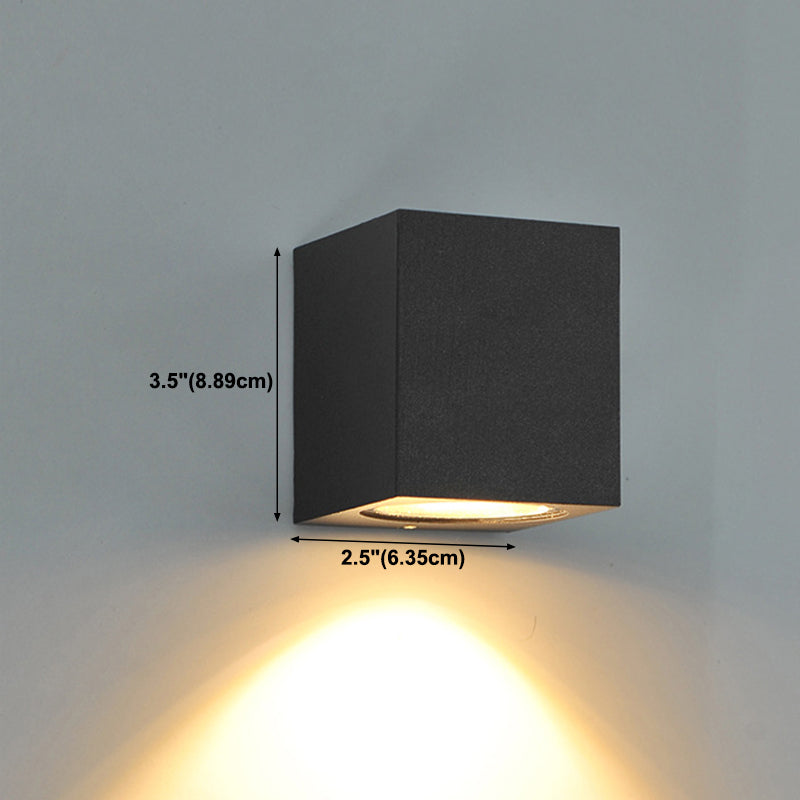 1 Light Geometric Wall Lights Modern Style Metal Wall Lighting Ideas